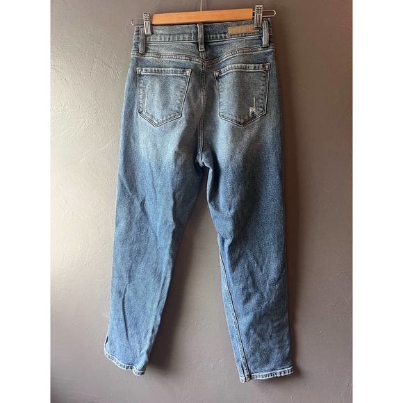 Cello Straight Legged Distressed Jeans 3 - Picture 3 of 4
